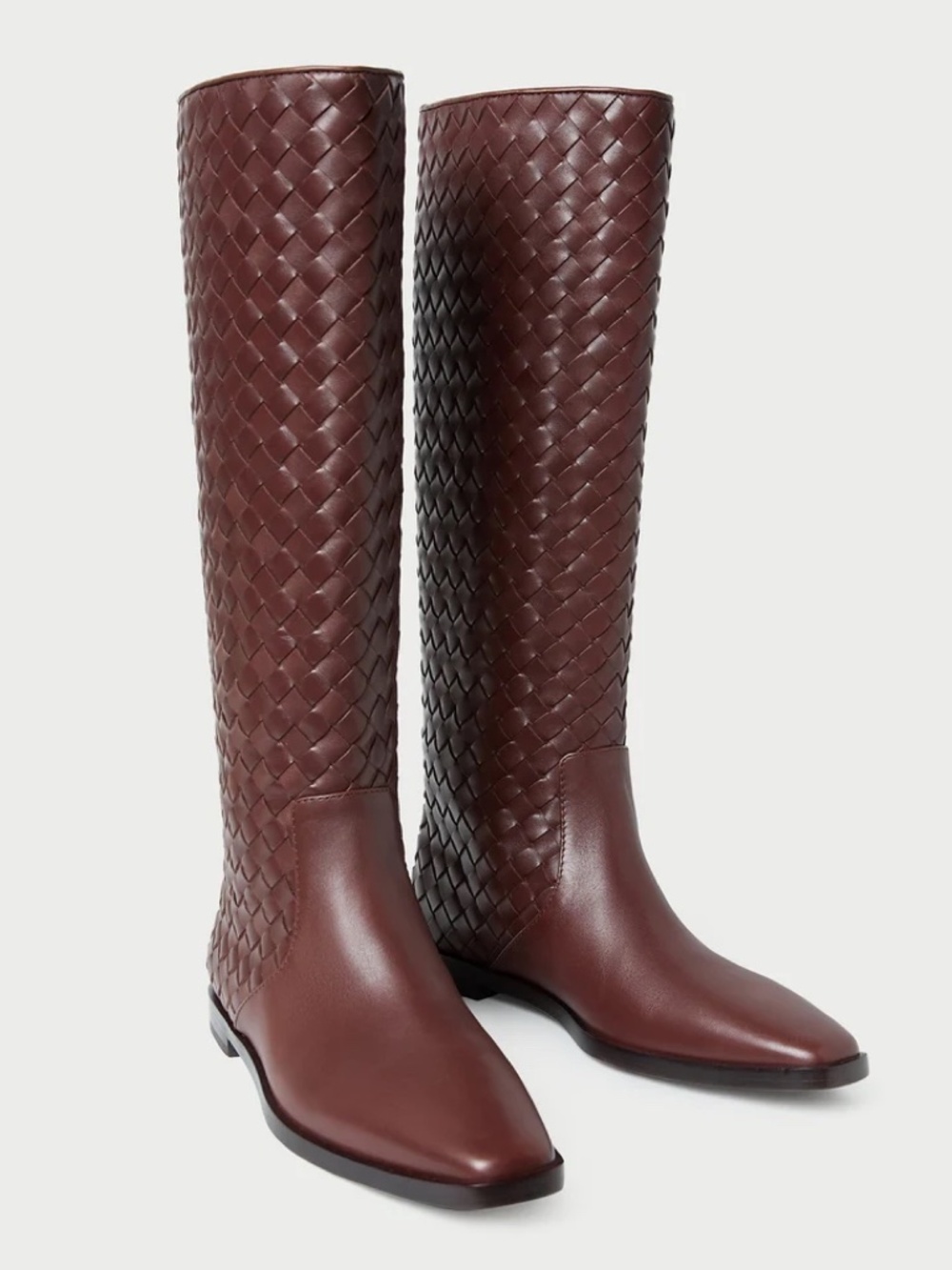 New Loeffler Randall Tilly Tall Boot Espresso Sz 8.5